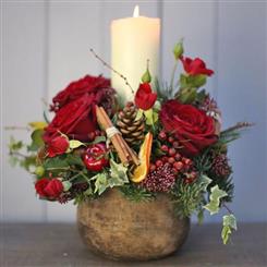 Christmas Table Centre - Red