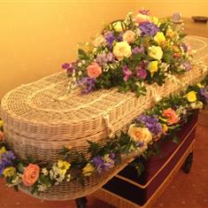 Wicker coffin 2 
