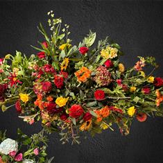 Autumnal Casket Spray
