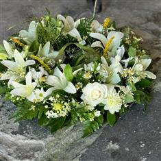 Lemon &amp; White Wreath