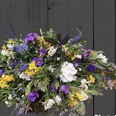 Purple yellow and white Spray