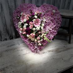 Pink based heart 