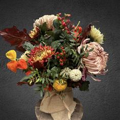 An autumn hand tied in water 