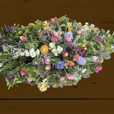 Wild bright casket spray 